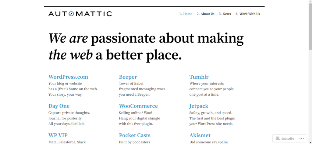 Automattic affiliate Program