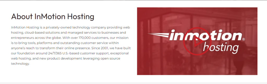 InMotion Hosting company’s logo