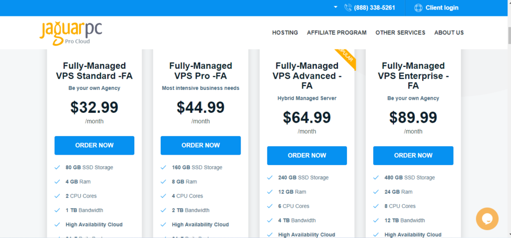 JaguarPC  pricing plan